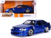 JADA 31863 1:24 BTM 1989 FORD MUSTANG GT CANDY BLUE