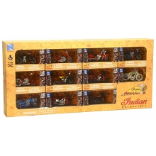 NEWRAY 06065 11 PCS DIECAST INDIAN BIKE COLLECTION SET