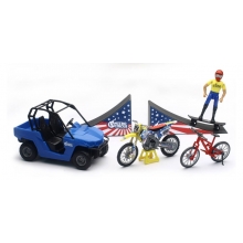 NEWRAY 67685 1:18 NITRO CIRCUS PLAYSET