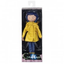 NECA 49503 FIGURA CORALINE BENDY FASHION DOLL RAIN COAL