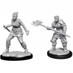 WIZKIDS 90145 D & D NOLZURS MARVELOUS MINIATURES ORC BARBARIAN FEMALE
