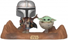 FUNKO 49930 POP MOMENT / STAR WARS - MANDALORIAN & THE CHILD BABY YODA