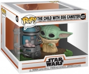 FUNKO 50962 POP DELUXE / THE MANDALORIAN - MANDALORIAN CHILD WITH CANISTER BABY YODA