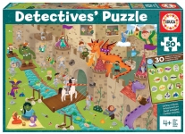 EDUCA 18895 PUZZLE 50 PIEZAS DETECTIVES PUZZLE CASTLE