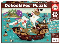 EDUCA 18896 PUZZLE 50 PIEZAS DETECTIVES PUZZLE PIRATES