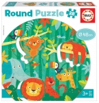 EDUCA 18906 ROUND PUZZLE THE JUNGLE