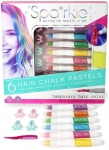 BRIGHTSTRIPES SPA-06 SPA * RKLE HAIR CHALK PASTELS AND BARRETTES SET