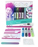 BRIGHTSTRIPES SPA-08 SPA * RKLE 4 DUAL TIP NAIL PEN SET MERMAID