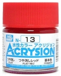 MRHOBBY 11276 N13 ACRYSION COLOR FLAT RED
