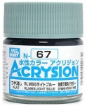 MRHOBBY 11283 N67 ACRYSION COLOR RLM65 LIGHT BLUE