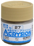 MRHOBBY 03418 N27 ACRYSION COLOR TAN