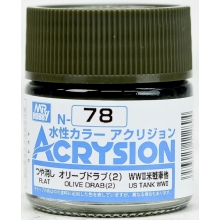 MRHOBBY 11289 N78 ACRYSION COLOR OLIVE DRAB