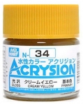 MRHOBBY 11277 N34 ACRYSION COLOR CREAM YELLOW