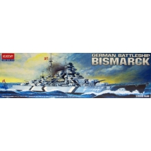 ACADEMY 14218 1:800 BATTLESHIP BISMARCK STATIC