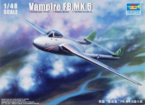 TRUMPETER 02874 VAMPIRE FB MK 5 1:48