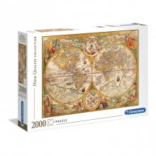 CLEMENTONI 32557 PUZZLE MAPA ANTIGUO 2000 PIEZAS