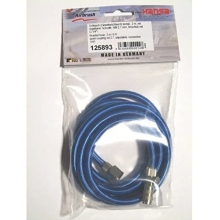 HARDER & STEENBECK 125893 BRAIDED HOSE COMPLETE 2M / 6FT ( 3.3X7MM ND 2.7MM ADJUSTABLE - G 1/4 FEMALE THREAD