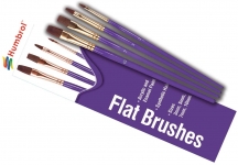 HUMBROL AG4305 FLAT BRUSHES PACK