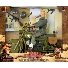 MCTOYS 90283 WORLD PEACEKEEPERS WWII MILITARY MOTORBIKE