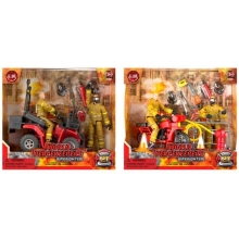 MCTOYS 77319 WORLD PEACEKEEPERS - FIREFIGHTER. 2 DIFERENT OPTIONS ( 2 FIGURES INCLUDED )