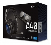 LOGITECH 001791 AUDIFONOS GAMER A40TR + MIXAMP PRO PARA PS4 Y PC CABLEADO CONECTOR DE 35 MM