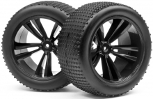 HPI MV22763 MAVERICK WHEEL AND TIRE SET ( 2 PCS ) ( XT )