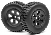 HPI MV22765 MAVERICK WHEEL AND TIRE SET ( 2PCS ) ( SC DT )