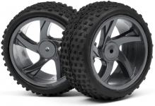 HPI MV28052 MAVERICK 1:18 BUGGY WHEEL & TYRE ASSEMBLY ( ION XB )