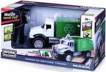 MAISTO 82182 R C WORK MACHINES MACK REFUSE TRUCK