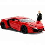 JADA 31140 1:18 FAST AND FURIOUS LYKAN HYPERSPORT W LIGHT & DOM