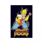 SMARTCIBLE FP2206 POSTER MAXI LOS SIMPSONS HOMER ROCKS