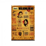 SMARTCIBLE FP4173 POSTER MAXI THE WALKING DEAD INFOGRAPHIC