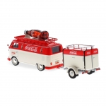 MOTORCITY 443060 1960 VOLKSWAGEN KOMBI T1 WITH TRAILER 1:43 COCA COLA