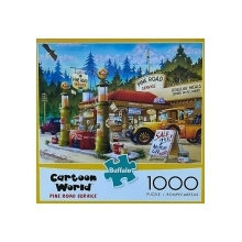 BUFFALO 11520.4 GM CARTOON WORLD PUZZLE 1000 PIEZAS PINE ROAD SERVICE