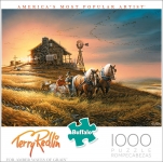 BUFFALO 11580A GM REDLIN PUZZLE 1000 PIEZAS FOR AMBER WAVES OF GRAIN