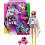 MATTEL GRN29 BARBIE EXTRA DOLL RAINBOW BRAIDS