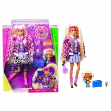 MATTEL GYJ77 BARBIE EXTRA DOLL BLONDE WITH PIGTAILS