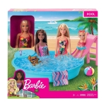 MATTEL GHL92 BARBIE ESTATE POOL WITH DOLL AA