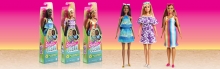 MATTEL GRB36 BARBIE LOVES THE OCEAN PURPLE FLORAL DRESS WITH RUFFLE