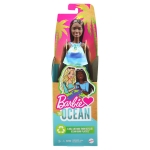 MATTEL GRB37 BARBIE LOVES THE OCEAN OCEAN PRINT TOP AND SKIRT