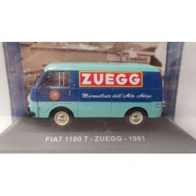 MAGAZINE PUBFI1961 1961 FIAT 1100 T TRANSPORTER  ZUEGG  TURQUOISE/BLUE