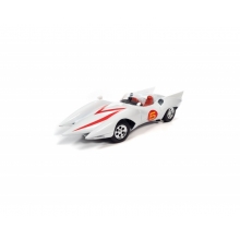 JOHNNY 7349 1:64 SPEED RACER MACH 5, WHIRE/RED