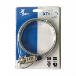 XTECH 110 CANDADO DE SEGURIDAD COMBINACION 4 DIGITOS 1,8MTS