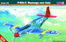 MISTERCRAFT C-105 P 51B 7 MUSTANGS OVER ITALY 1:72