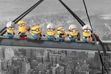 SMARTCIBLE PP33512 POSTER MAXI MINIONS LUNCH ON A SKYSCRAPER