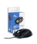 XTECH 175 MOUSE CON CABLE USB 3 BOTONES OPTICO