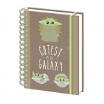 SMARTCIBLE SR73255 LIBRETA ANILLADA A5 STAR WARS CUTEST IN THE GALAXY BABY YODA THE CHILD