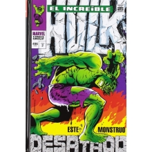 PANINI SCLAM184 MARVEL GOLD EL INCREIBLE HULK 2 ESTE MONSTRUO DESATADO