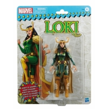 HASBRO F5886 AVENGERS MARVEL LEGENDS RETRO 5 TRICK LOKI