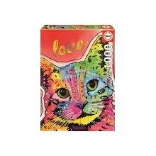 EDUCA 19257 PUZZLE 1000 PIEZAS TILT CAT LOVE DEAN RUSSO